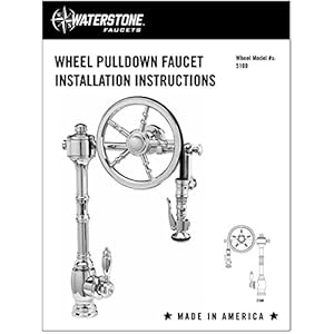 Waterstone51002sntraditionalthewheelpulldownkitchenfaucet2pcsuitesatinnickel Urban Country Home Decor Waterstone 5100 2 sn traditional the wheel pull down kitchen faucet 2pc suite satin nickel urban country home decor