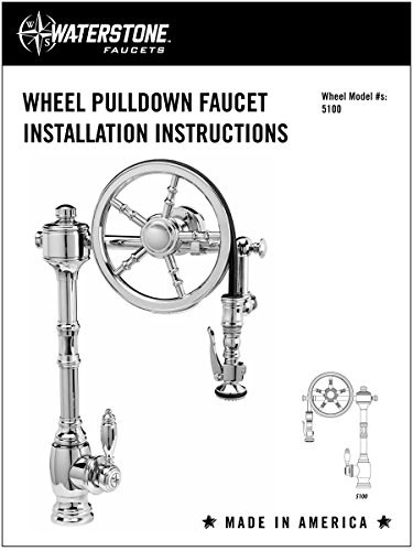 Waterstone51002sntraditionalthewheelpulldownkitchenfaucet2pcsuitesatinnickel Urban Country Home Decor Waterstone 5100 2 sn traditional the wheel pull down kitchen faucet 2pc suite satin nickel urban country home decor