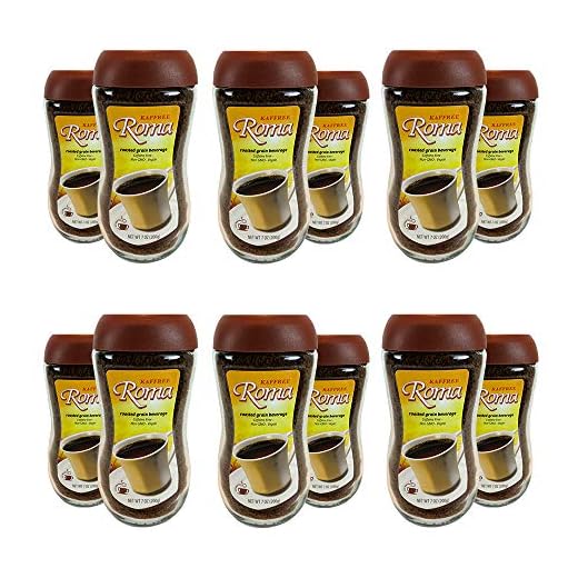 Kaffree Roma - Plant-Based - Original (7 oz.) (Pack of 12) - Non-GMO - Caffeine-Free Alternative