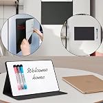 Small Dry Erase WhiteBoard Portable A4 Magnetic White Board Desktop Mini Drawing Notice Boards for Writing & Drawing, School, Classroom, Home Use
