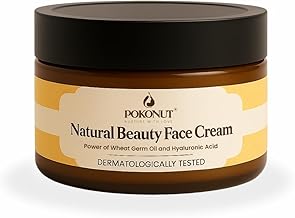 Pokonut Oil Free Anti-Ageing Face Cream for Wrinkles and Hyperpigmentation, Daily Saffron Face Cream for Glowing and Even-Toned Skin, Lightweight, Suitable for All Skin Types, 50 Gm