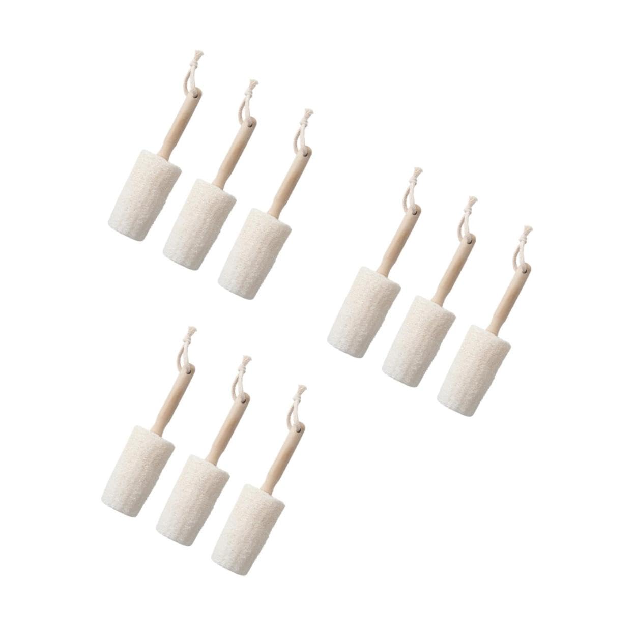 3 Set Bottiglie Spazzole Per Bottiglie Vasi E Teiere Loofah Per E Contenitori Cucina 3 Pezzi*3