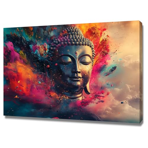 Tableau Zen Bouddha pour raviver un mur blanc et triste de salon 40x60cm