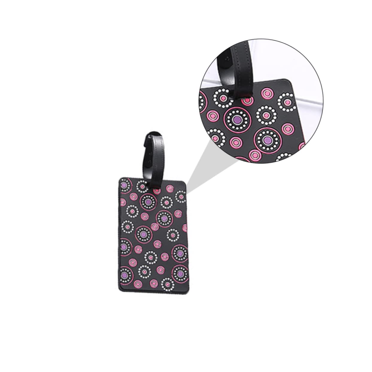 Holibanna 12pezzi Tag Per Valigie Gomma Etichette Identificative Per Design e Protettivo Per