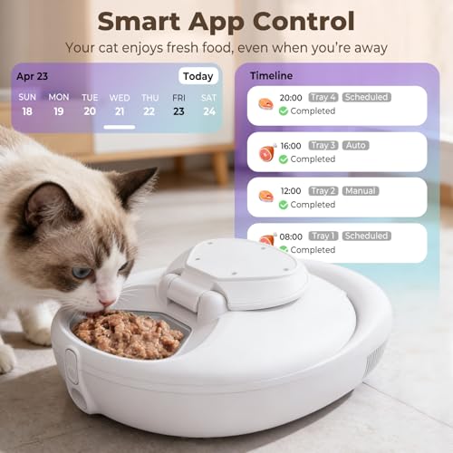 Automatic Wet Food Cat Feeder by kubvici - Used condition - Image 3
