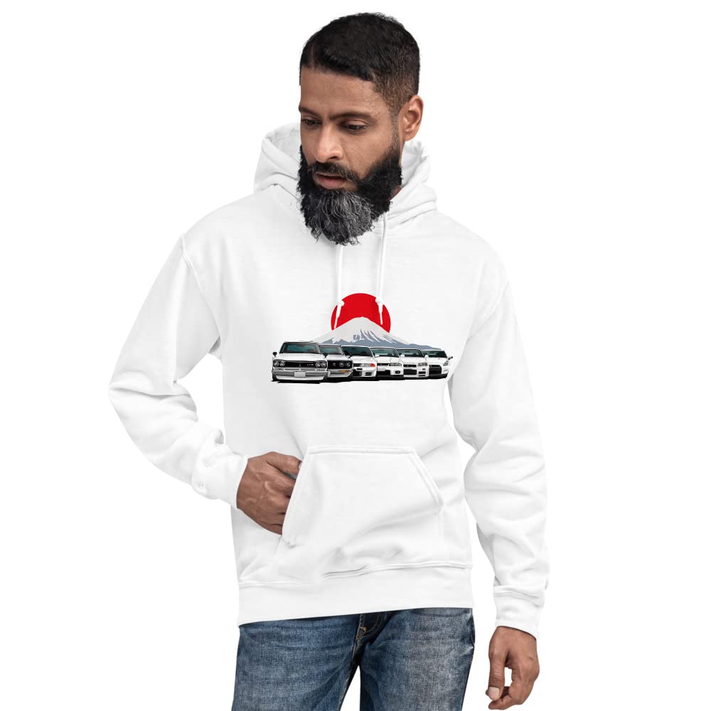 Skyline GTR Generations JDM Tuning Drift Racing Unisex Hoodie