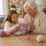 15-częściowy zestaw drutów okrągłych (2,0-4,0 mm) do skarpet, swetrów, szalików, czapek i rękawów. W komplecie 50 znaczników oczek, idealny dla miłośników dziewiarstwa i rękodzieła