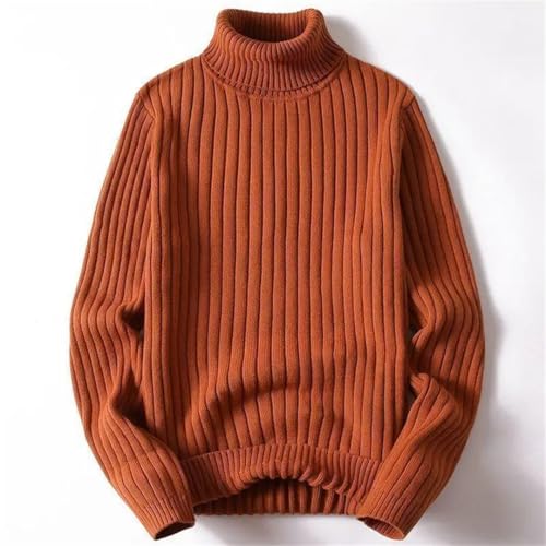 Mens Turtleneck Sweater Knittde Pullovers Mens Clothes Winter Casual Sweater Turtleneck Slim Fit Warm Pullovers3
