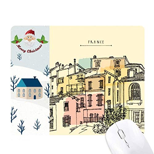 Cadeau de noël tapis de souris peinture mairie coloré France original