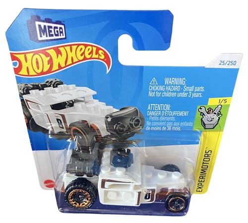 Hot Wheels - Brick and Motor - EXperimotors 1/5 - HTC97 - Short Card - Mega - Moving Parts - Mattel 2024-1:64