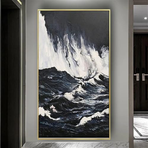 Tableau sur toile coucher de soleil mer pour mur vide et terne