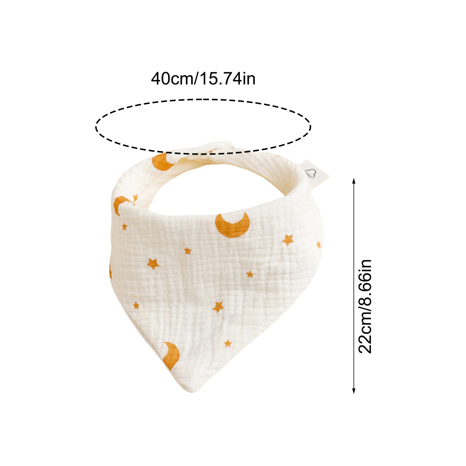 Bavoirs Bébé Doux Tissu Respirant Anti-Régurgitation Super Absorbant Unisexe