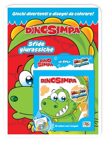 Sfide Giurassiche. Dinosimpa. Activity Book. Con Set Bagnetto