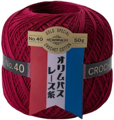 orimupasu, [Color Number: 121] Gold Vote Lace Thread # 40 G Color