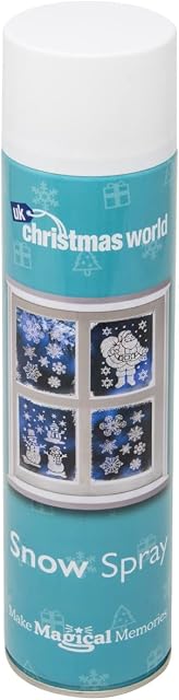 UK Christmas World 600ml Snow Spray