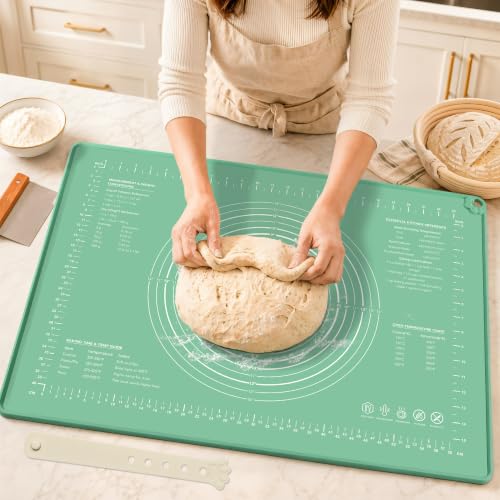 KOYMILEY Platinum Silicone Pastry Mat with...