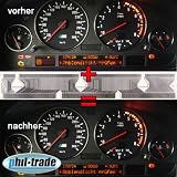 Apto para: BMW Serie 5 E39 (todos los modelos con gran bordo ordenador en cuentakilómetros = ver imagen)/BMW 7 E38 (todos los modelos con gran bordo ordenador en cuentakilómetros = ver imagen)/BMW X5 E53 (todos los modelos con gran bordo ordenador en cuentakilómetros = ver imagen)/Land Rover Range Rover III (todos los modelos con gran bordo ordenador en cuentakilómetros = ver imagen)