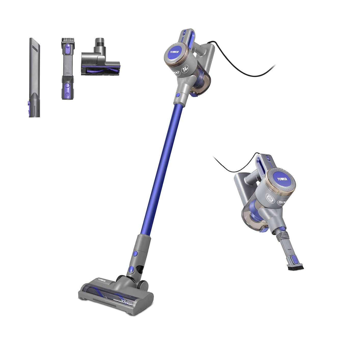 Tower Vl20 3 In 1 Pets Corded Stick With Hepa Filter 400W