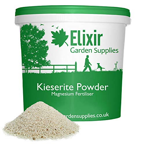 Elixir Gardens Kieserite Multi-Purpose Neutral Plant Fertiliser | 500g - 25kg Weights Available | 16% Mg, 26% MgO | 2kg Tub - Treats 28sqm