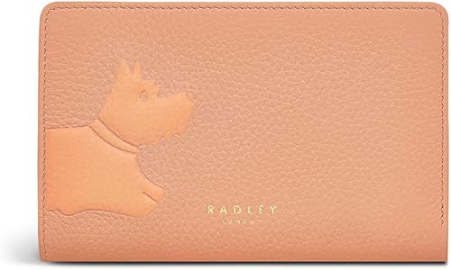 RADLEY London Stamp - Billetera plegable mediana, Pomelo, Cartera de cuero para mujer