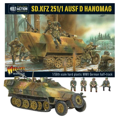 Char Hanomag Bolt Action Sd.Kfz 251/1 Ausf D Warlord Games jeux miniatures