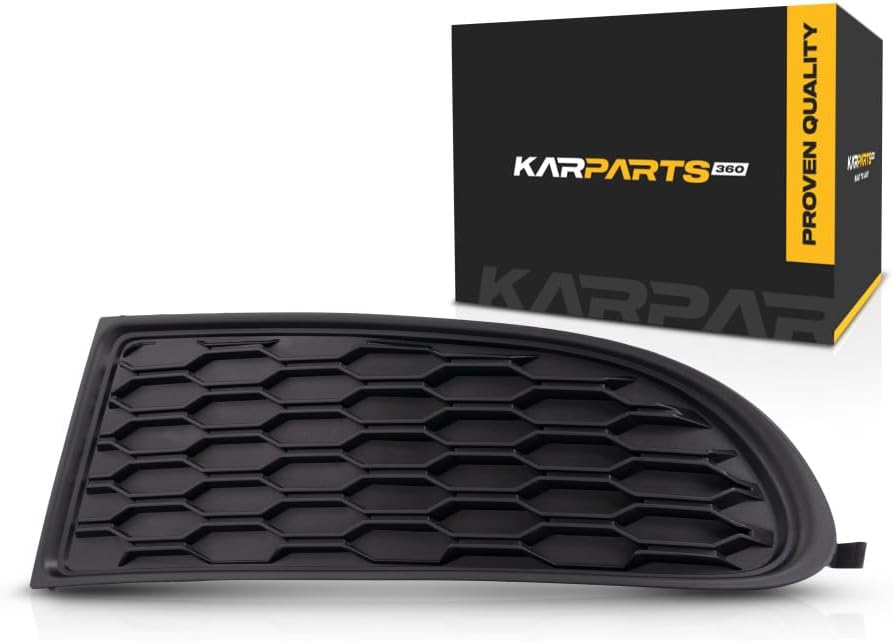 KarParts360 For Dodge Journey 2011-2019 Fog Light Cover Passenger Side | Honeycomb Pattern | 1-Piece | Replacement For CH1039180 | 68079852AB