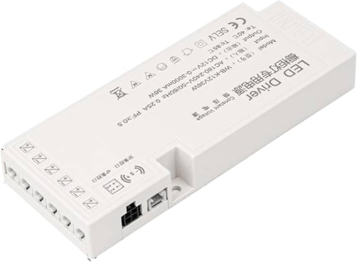 Mini Wardrobe Cabinet Light Dedicated Power Supply Constant Voltage line Interface Transformer Exhibition Wine Cabinet Layer Light Strip(DC12V-60W)