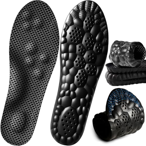 Image of 4D Cloud Insoles for Men and Women,Memory Foam Cloud Shock Absorption Insole Shoe Sole Inserts Foot Pain Relief Arch Support Work Boot Insole (Graphene, 7~11)
