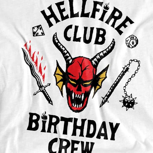 T-shirt Hellfire Stranger Things vêtement blanc enfant fête anniversaire