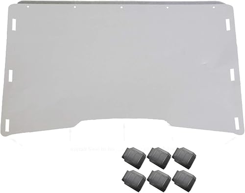 Miniatura 5 de Parabrisas delantero transparente compatible con John Deere Gator XUV 550560E S4590i590M 2012-2020 resistente a los arañazos