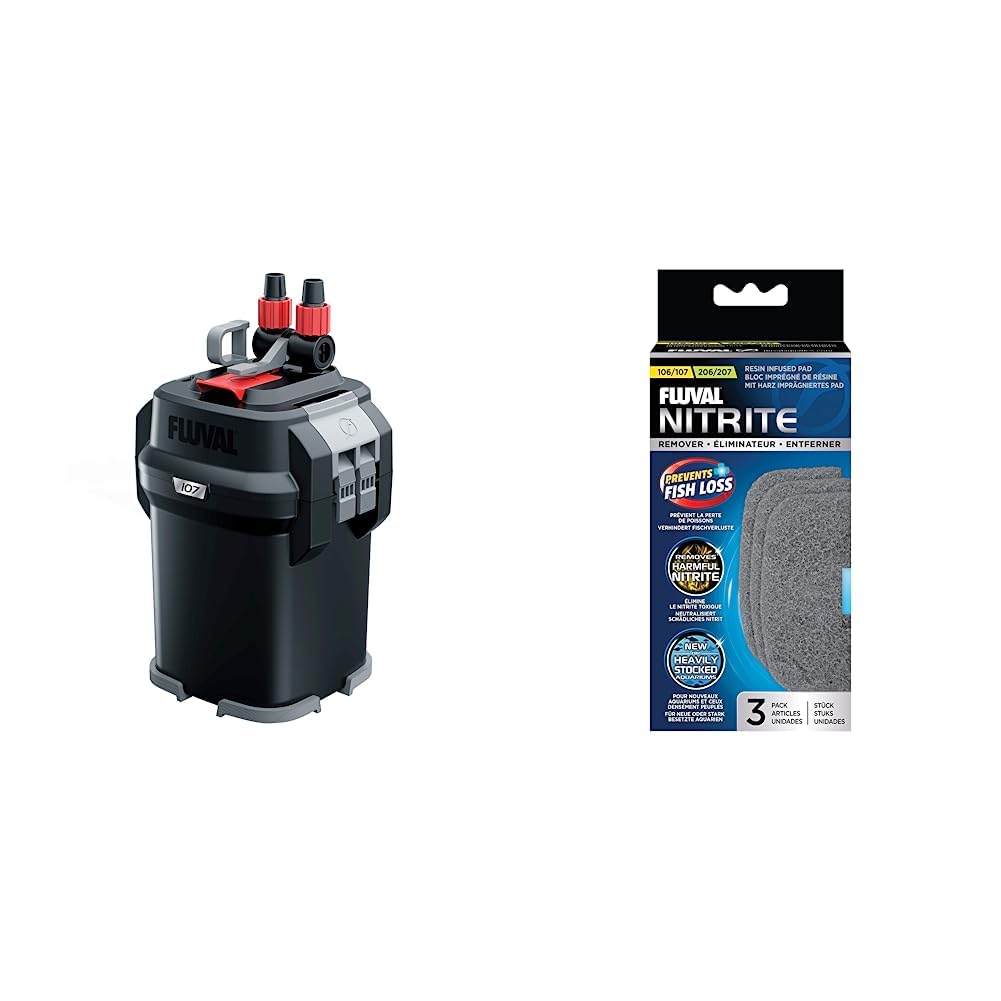 Fluval 107 Filtre Extérieur Aquariophilie pour un Salon Calme sans Nitrites