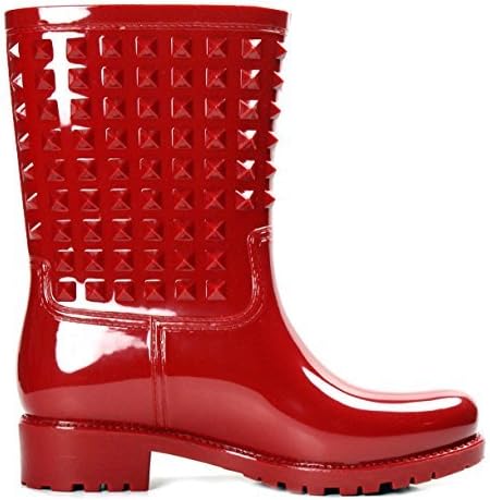rain boots with studs