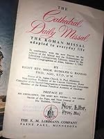 The Cathedral Daily Missal: The Roman Missal Adapted for Everyday Life B001BZYOZU Book Cover