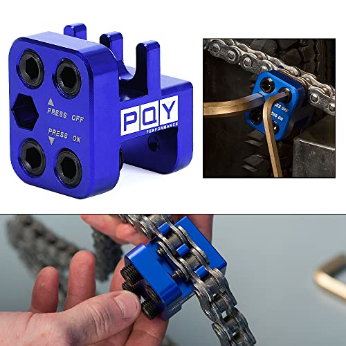 Pqy Master Link Press Tool 520 525 530 Sideplate Motorcycle Atv Replace 08-0675 Blue #TOP3