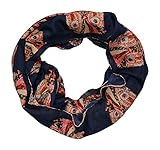 Länge: ca. 180 Eulen Damen Loop Schal