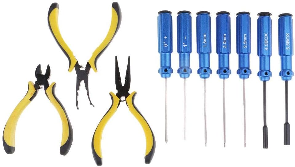 -Piece Model Hand Tool –, Pliers, and More, Portable Carrying