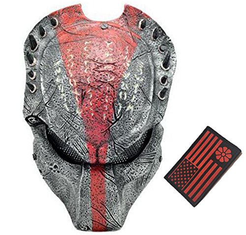 Eternal Heart Wt606 Wire Mesh Alien Vs Predator Avp Wolf Full Face Protection Mask (Black/Red) #TOP1
