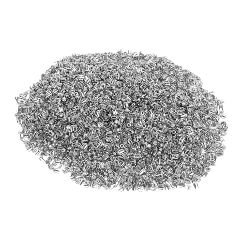 HOODANCOS 1000Pcs Metal Pearl Rivet Studs for DIY Clothing Repair Round Head Four Claw Rivets Versatile Tool for Bags Shoes Hats Easy to Use for Crafting and Fashion Projects