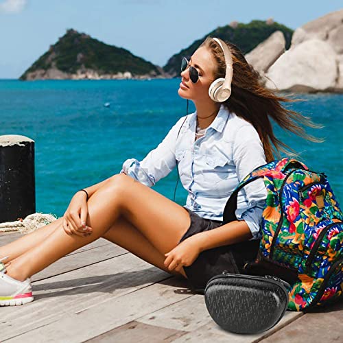 Linkidea Headphone Carrying Case Compatible With Beat Solo3.0, Solo2.0, Solohd Wireless On-Ear Headphones Case, Protective Hard Shell Travel Bag With Cable, Charger Storage (Black) #TOP5