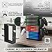 Imagen de SOONHUA Torre de almacenamiento de videojuegos con 4 soportes para mando de PS4