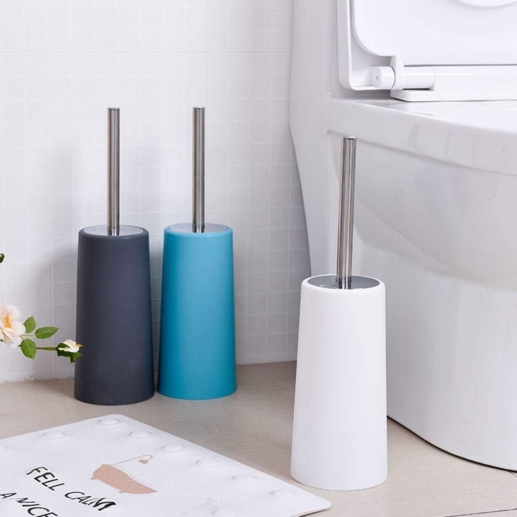 Toilet Brush Holder Toilet Brush Long Handle Stainless Steel Toilet Brush with Plastic Bracket 3 Colors Toilet Brushes,Toilet Brush with Holder