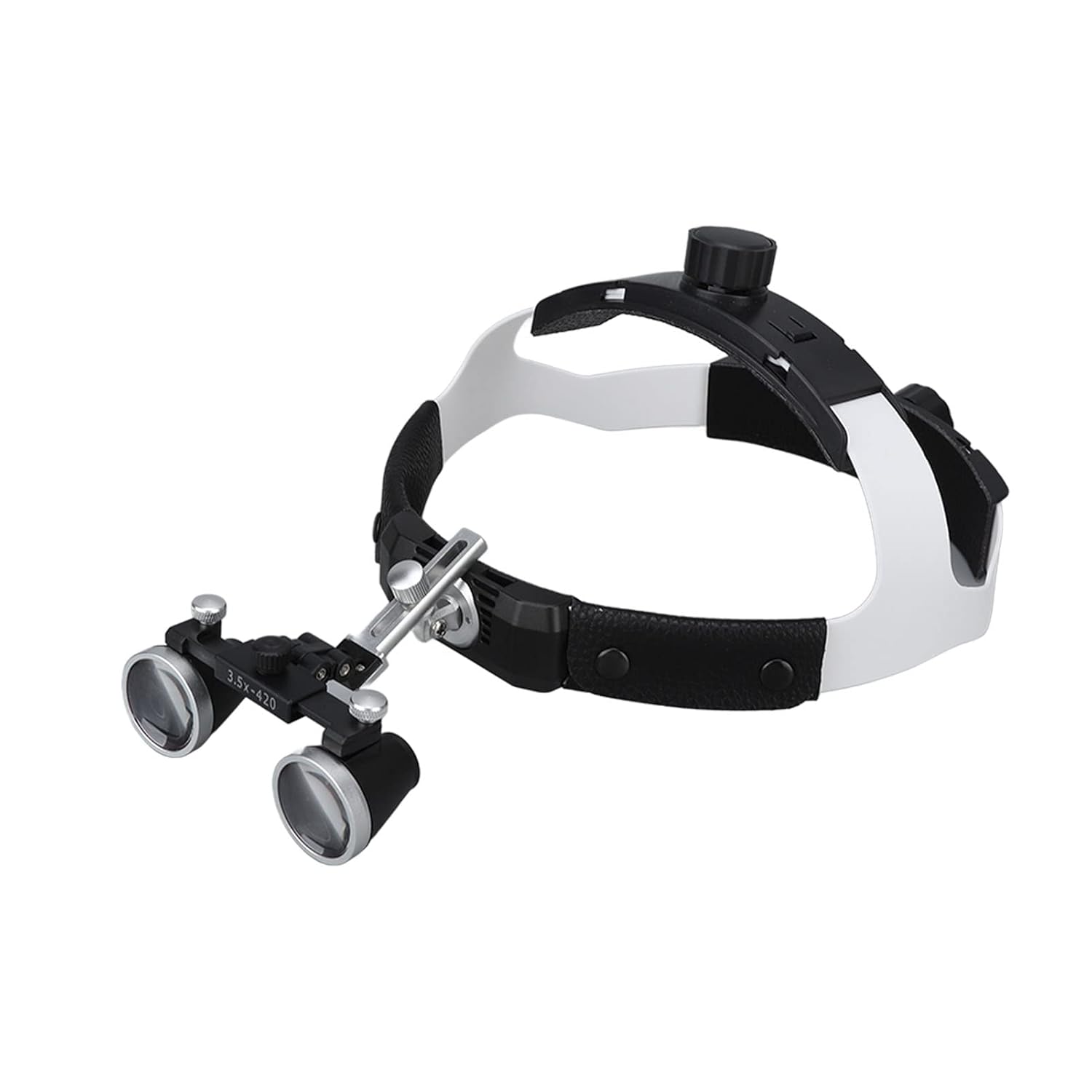 Lighted Head Magnifying Glasses, Widely Use Headband Magnifier 100‑240V ABS for Close Work for
