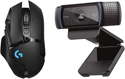 Amazon Co Jp Logicool G ゲーミングマウス ロジクール Webカメラ セット G502wl C9n パソコン 周辺機器