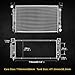 DWVO 28'' Core Radiator Compatible with 1999-2013 Chevy Silverado 1999-2007 Sierra Tahoe Yukon 2000-2006 Suburban Tahoe, Fit for 2002-2004 Cadillac Escalade 4.3L 4.8L 5.3L 6.0L V6 V8