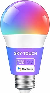 SKY-TOUCH 1Pcs Smart Led Bulb with Alexa WiFi