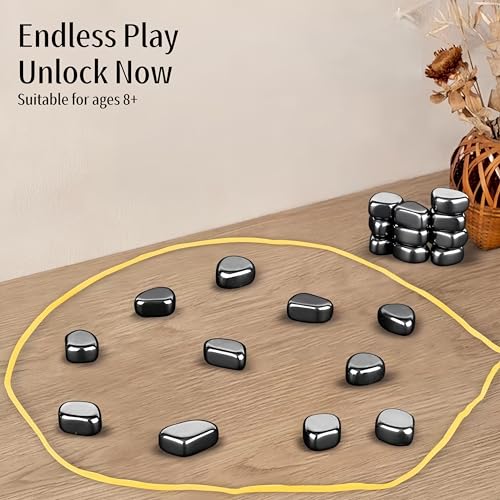 hemeilibao Strategie- & Geschicklichkeitsspiel mit 20 stabilen Bausteinen | Kompaktes Reise- & Partyspiel für Erwachsene & Familie | Kreatives Logikspiel für Büro & Zuhause