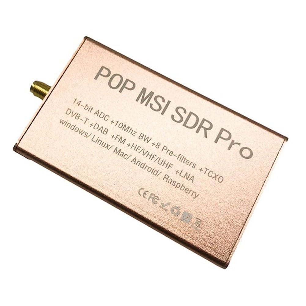 Für MSI-Receiver, Software Defined Radio, 10kHz-2GHz Antennen-Kit, 14Bit Breitband-Tuner für Ham Radio, DAB für windows für Linux für Mac