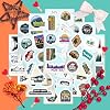 BulbaCraft 100Pcs Montana Stickers for Water Bottle and Laptop - Montana Party Supplies & Decorations, Waterproof Vinyl Decals, State Pride and Icon Stickers, Gifts for Women & Men #4