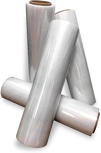 Miniatura 8 de PofA Stretch Film, 4 Pack 17 Clear 1100 Feet 80 Gauge (20 Micron) Industrial Heavy Duty Plastic Shrink Wrap Roll for Packing, Shipping, Pallet,