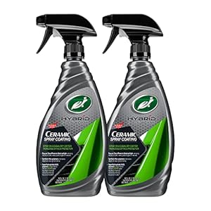 Turtle Wax 53882 Hybrid Solutions Ceramic Spray Coating, Incredible Shine and Protection for Car Paint, Extreme Water Beading, Safe for Cars, Trucks, Motorcycles, RV’s and More, 16 oz. (Pack of 2)